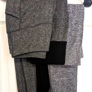 Grey Leggings / Workout Bottoms - Size Medium